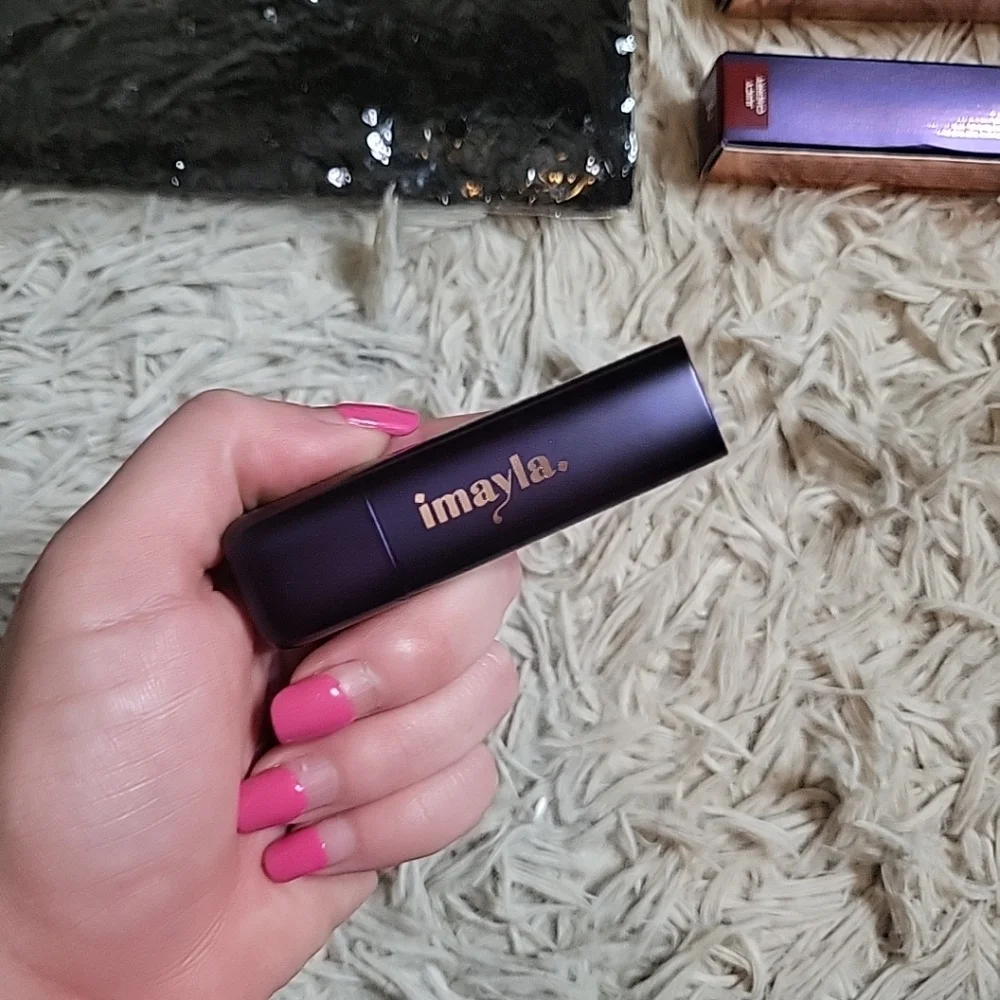 Lippy Bundle Lippies imayla The One Hydrating Cream Lipstick & Sequin Bag Lot ✨️